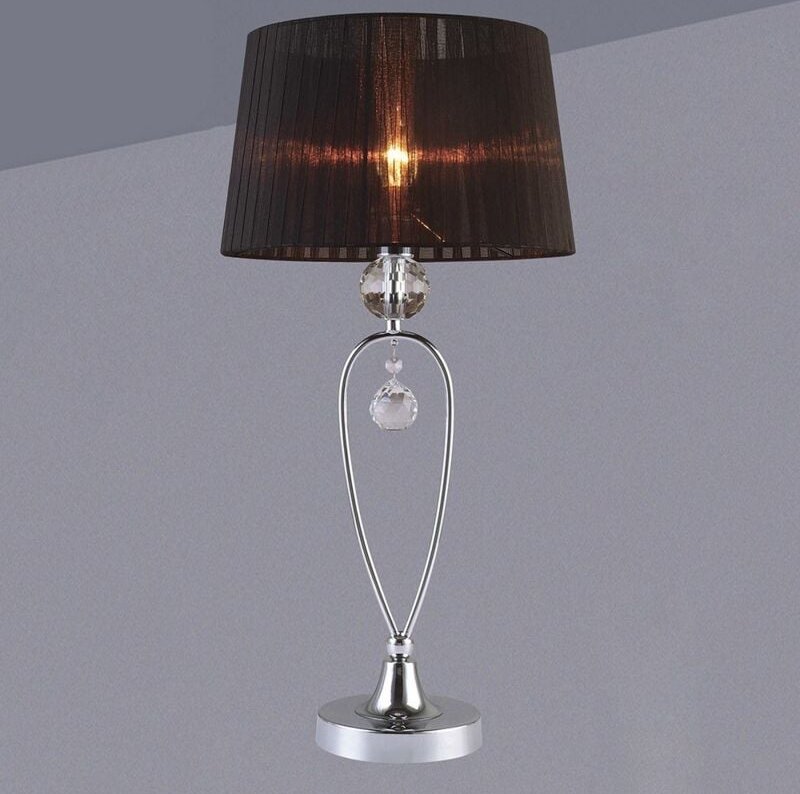 VIVIEN Tischleuchte 1 E14 Schwarz ITALUX MTM1637-1BL