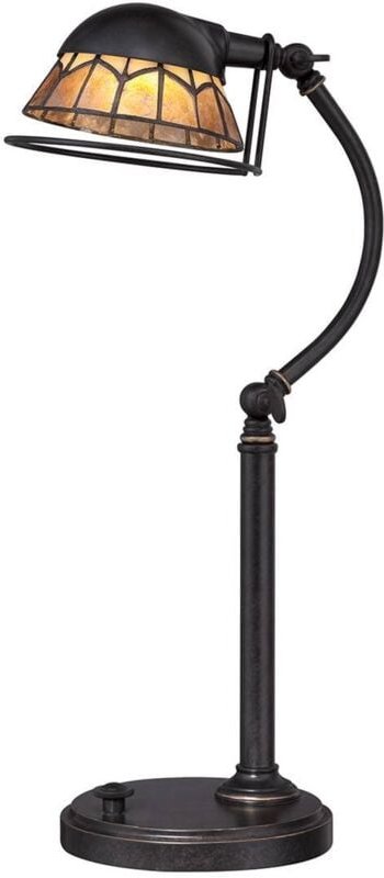 Tischlampe Beistelllampe Nachttischlampe Schlafzimmerlampe led h 50 cm Bronze