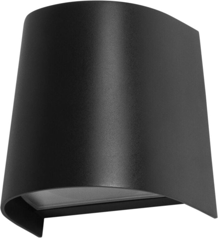 Prisma Externe Wand auftragen 2xGU10 Bidirektionales Licht auf und ab für Garten und schwarze IP65 -Terrasse - Forlight