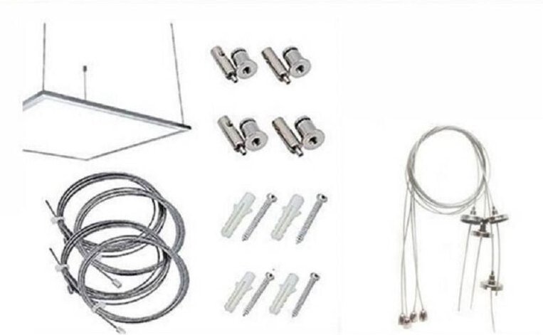 Trade Shop Traesio - Trade Shop - pannelli slim sospension cavies P600S set 4 fili da 120CM -