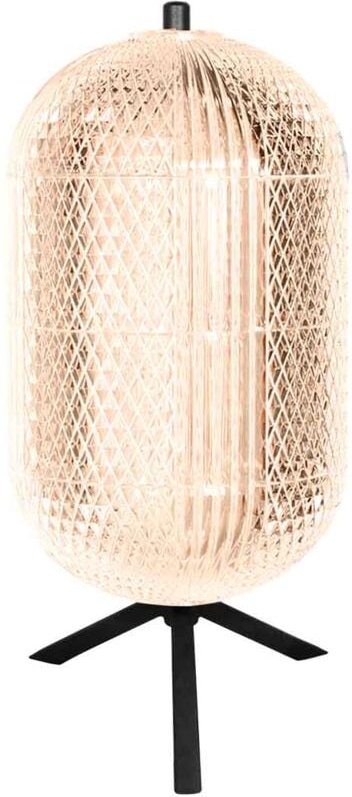 Tischlampe - Geripu - silber schwarz - kunststoff - Mexlite