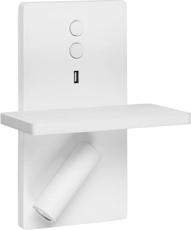 Leds-C4 Elamp - LED-Lesung USB-Licht Weiß 175lm 2700K