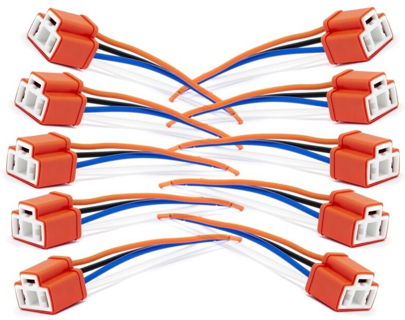 Thumbnail - Keramikfassung H4 Würfel für 12V/24V Beleuchtung x 10