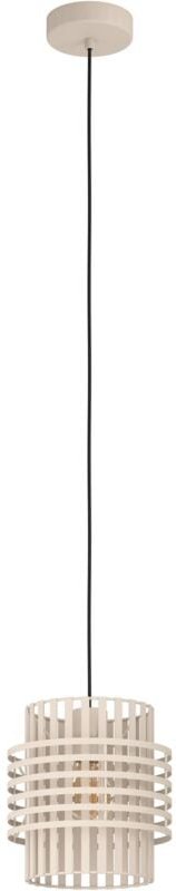 Pendelleuchte Oltamar, Hängelampe 1-flammig für Wohnzimmer und Esstisch, elegante Esszimmerlampe aus Metall in Sandfarbe...