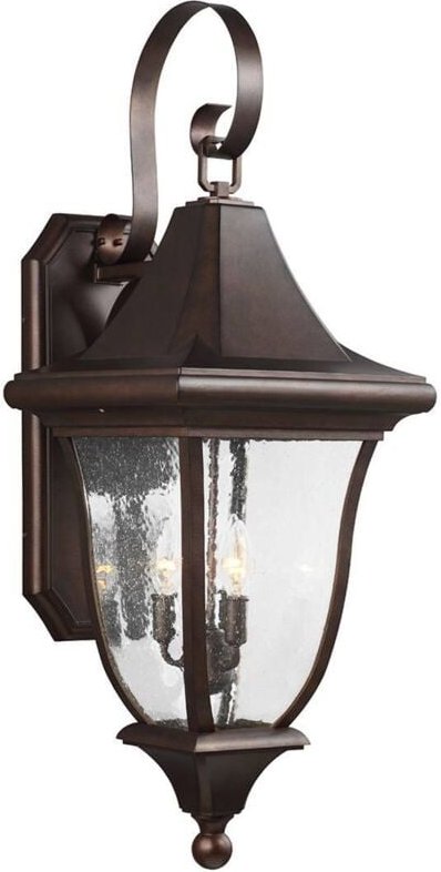 Elstead - Außenleuchte Wandlampe Laterne ALU-Guss Bronze h 85,7 cm IP44 1 Flammig Balkon