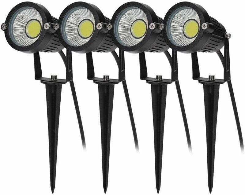 4PCS Außenbeleuchtung cob 5W 220V IP65 Wasserdicht Einstellbare Projektor Spot Led Garten Lampe Beleuchtung