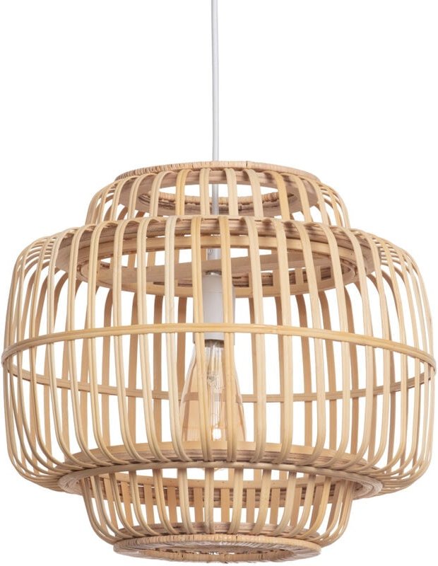 Efectoled - Pendelleuchte Bambus Moruya Natürlich