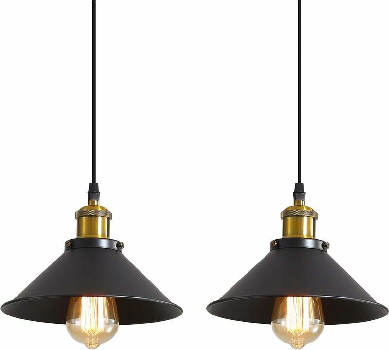 Hotal Retro Industrial Suspension, Vintage Industrial Kronleuchter Metall, E27 Designer -Deckenleuchten Edison Lampenauf...