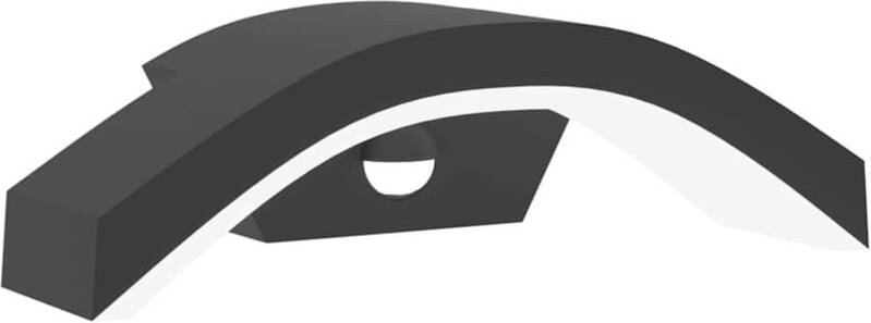 LED-Außenwandleuchte mit Sensor Schwarz Aludruckguss vidaXL