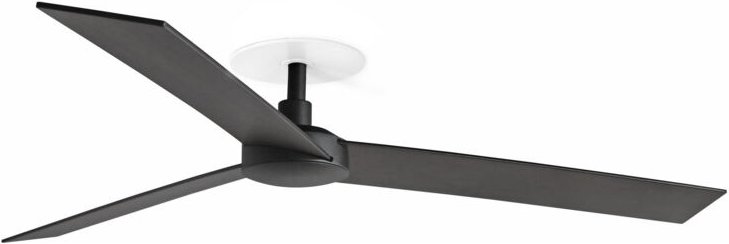 RUDDER RECESSED 3 L Ventilator schwarz/Nussbaum