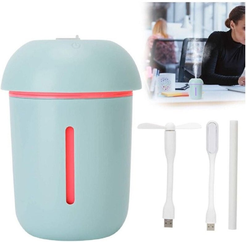 Trade Shop Traesio - Trade Shop - mini humidifier 3 in 1 portatile mit fungo lighto room -