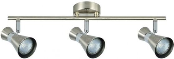 Fabrilamp - akunadecor Wandleuchte De Badezimmer Maximo 3 Strahler Nickel-chrom