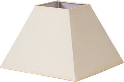 Lampenschirm Pyramide mezzo e27 beige 40dx18dx28h Stoff Popeline