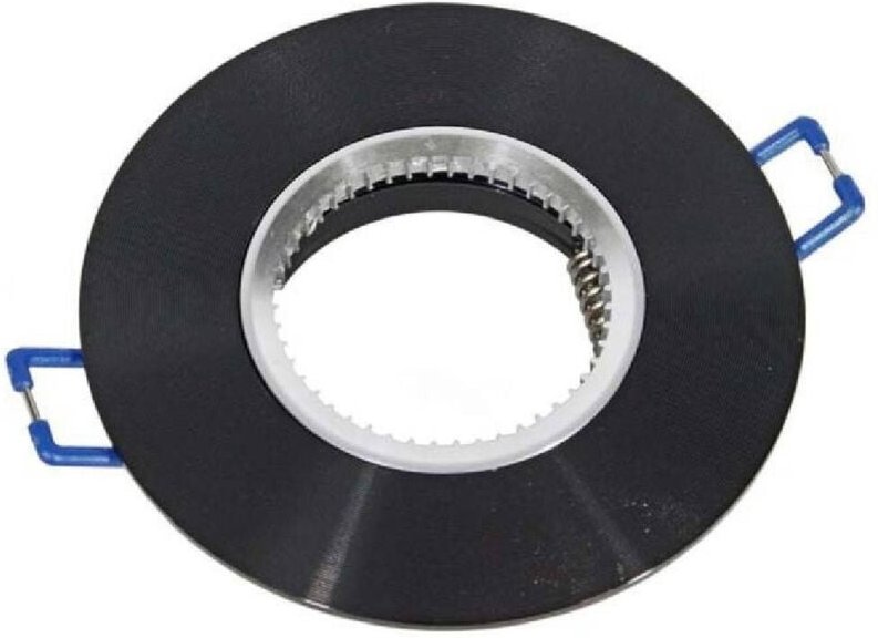 Trade Shop Traesio - Trade Shop - faretto da incassotondo support für faretti luci portafaretto rotondo P7 - Schwarz