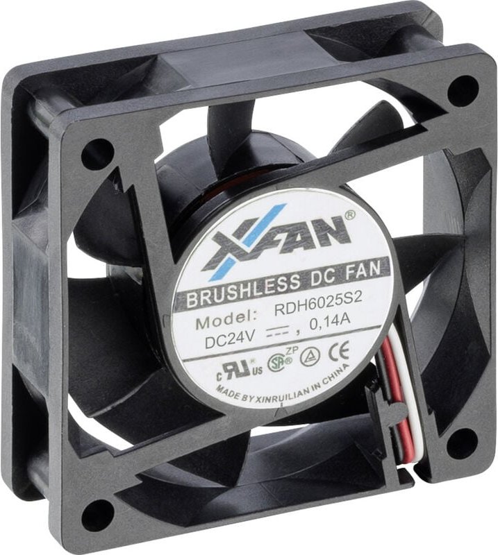 RDH6025S2 Axiallüfter 24 v/dc 25.8 m³/h (l x b x h) 60 x 60 x 25 mm - X-fan