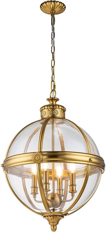 Thumbnail - Feiss - Elstead Adams Sphärische Pendel-Deckenleuchte Messing brüniert