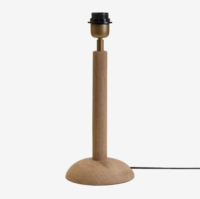 SKLUM Harry Mangoholz Tischlampenfuß 30 cm Mango-Holz