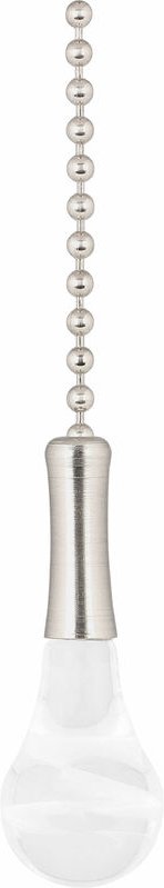 Zugkette für Deckenventilator Klarglas Träne