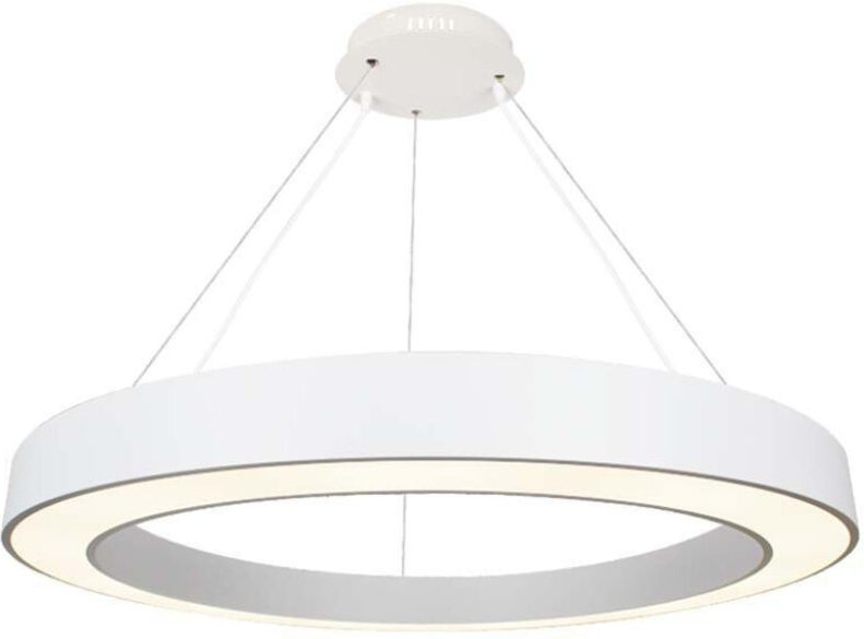 V-TAC VT-7793 runde weiße LED-Pendelleuchte 90 W, kreisförmiger Metallring, 4000 K, dimmbar, Triac – SKU 6962