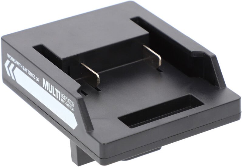 Adapter passend für Dewalt/Milwaukee Akkus für BTEC Worker Multi Akku 50 Watt Arbeitsleuchte LED