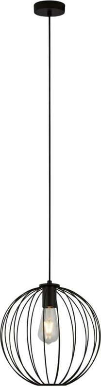 Searchlight Rondo Sphärische Draht-Deckenpendel Schwarzes Metall
