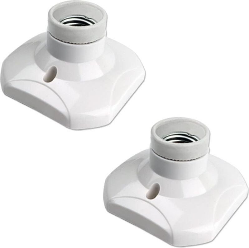 Lampenfassung E27 Schraubfassung für Deckenleuchte für Innenwandlampe, AC 230 V, E27 LED-Lampenfassung, Kunststoffsockel...