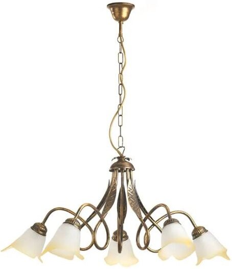 Dkl italia double giro 5l 5xe14 bronze 5-licht-kronleuchter - dkl4250/5b