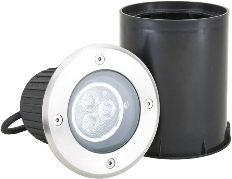 Lucande - led Bodeneinbauleuchte 'jos' aus Edelstahl von