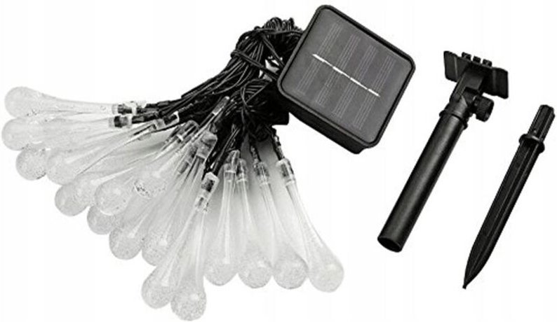 Solar Gartengirlande 7 m, 30 LED