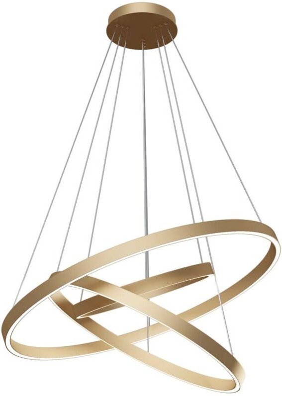 Thumbnail - Rim Moderne randintegrierte LED-Deckenleuchte mit 3 Ebenen aus Messing - Maytoni