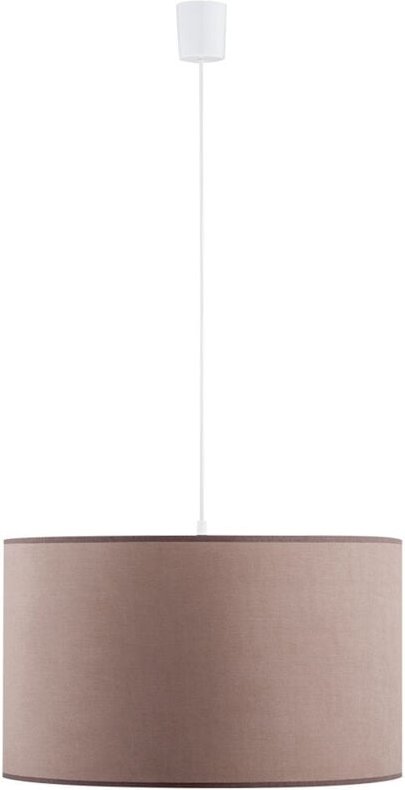 TK Rondo 50cm zylindrische Pendelleuchte Cappuccino 3xE27