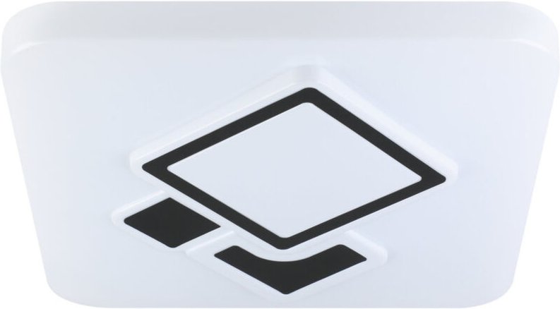 Eglo LED Deckenleuchte Espartaco weiß schwarz 38,5 x 38,5 cm Deckenlampen & Kronleuchter