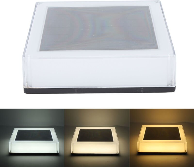 Jeffergarden - Eosnow Outdoor Solar Post Light IP67 wasserdicht für Innenhöfe Geländersäulenzäune