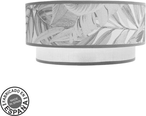 Abrila akunadecor Doppelter Lampenschirm Wandlampe Camerun Grau Modell 1 Licht