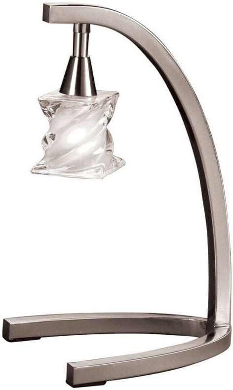 Inspired Mantra Salomon SN Salomon Tischleuchte 1 Licht G9, satiniertes Nickel