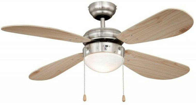 Deckenventilator Classic 105 cm Nickel / Kiefer