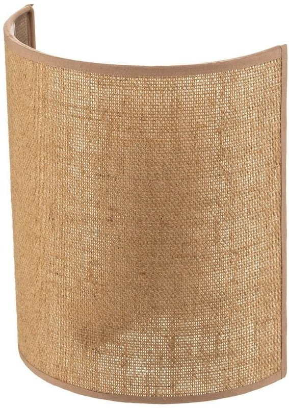 Wandleuchte, Wandlampe Innen "Jute" aus Textil für Wohnzimmer & Esszimmer von Euluna