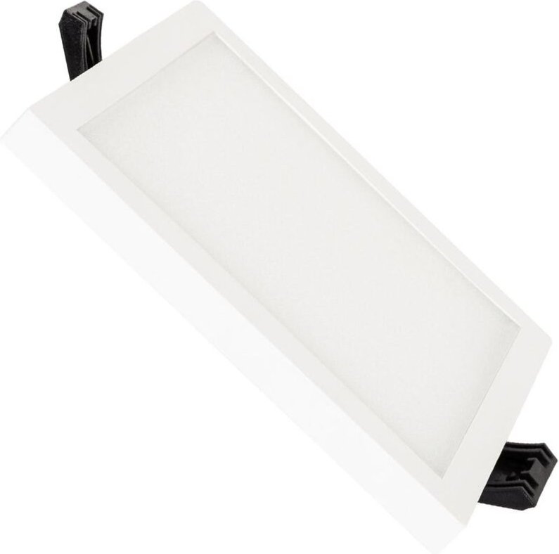 Efectoled - led Einbaustrahler flach 8W Eckig High Lumen Ausschnitt Ø75 mm lifud 4000K Neutralweiß