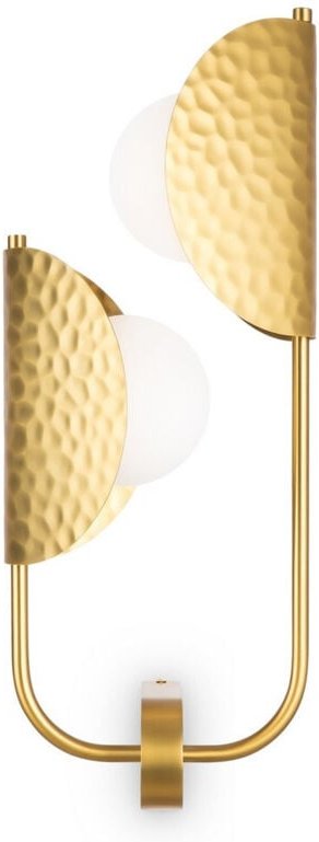 Thumbnail - Maytoni Tropic II Moderne Wandleuchte Messing 2xG9 Weißer Schirm