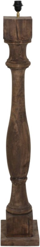 Light & Living - stehlampe - Robbia - braun - holz - einzelne