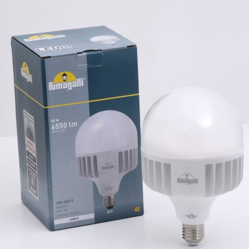 Fumagalli - Hochleistungs-LED-Lampe E27 - 50W ø 118 mm