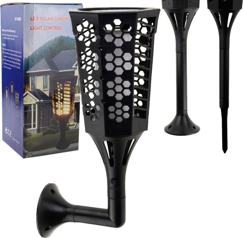 TG67269 Solarlampe, 3-in-1 LED-Taschenlampe, Stoßfeste Laterne, Wandleuchte, Laterne