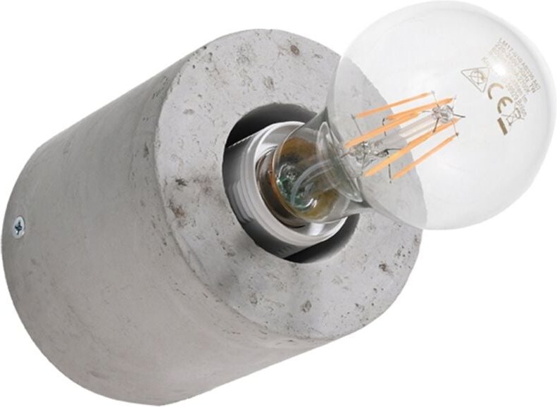 SENSIX 1 E27 Wandleuchte Grau Beton LUMILO 06.659.79