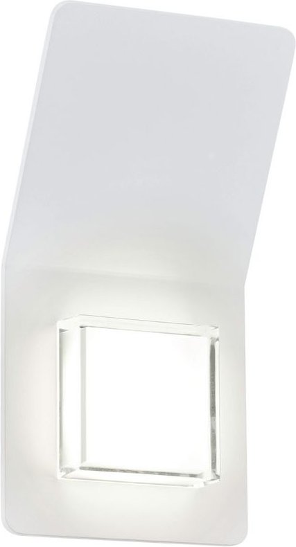 LED Outdoor Wand Lampe 5 Watt Terrasse Veranda Beleuchtung 2-flammig weiß Eglo 78054