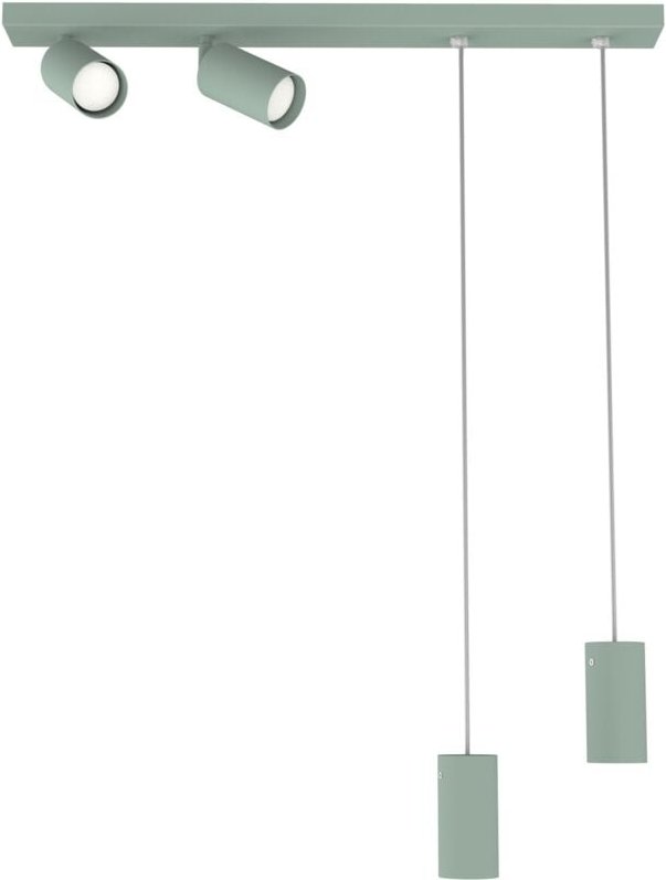 Hybrid 4XGU10 monocolore opaco