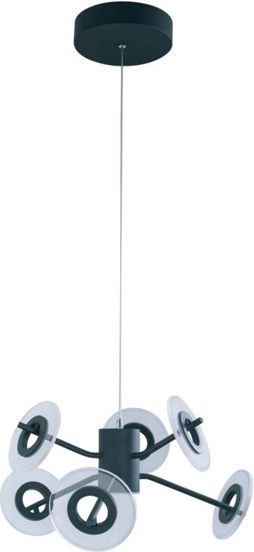 Thumbnail - Naeve DISCUS Dimmbare LED-Pendel-Deckenleuchte Schwarz 3000K