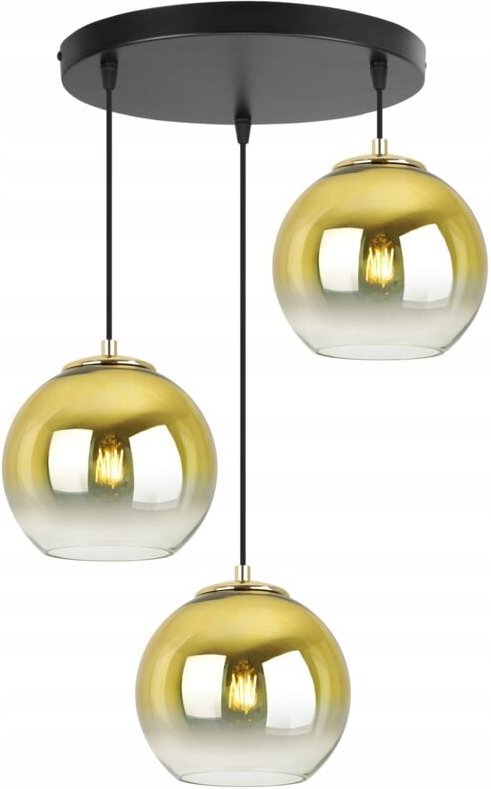 Hängelampe Deckenleuchter Golden Lampenschirm 15 cm