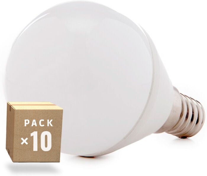 Packung mit 10 LED-LAMPEN 2835SMD E14 5W 410Lm 40.000H