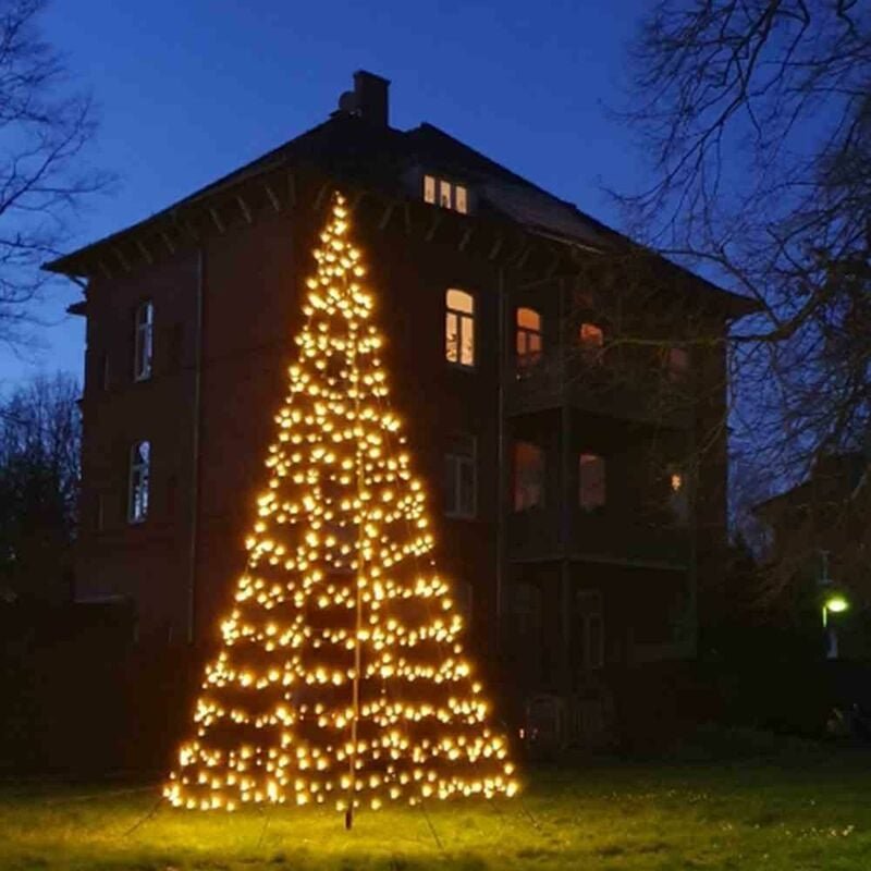 Thumbnail - LED Tannenbaum Galaxy 400 cm 640 warmweiße LED, mit Aufstellmast