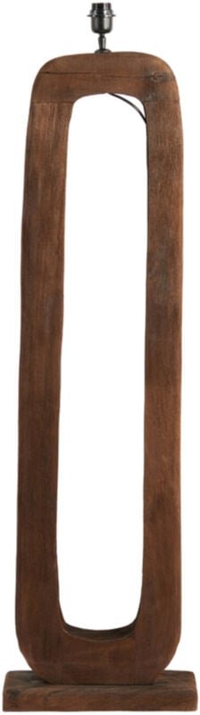 Light & Living - stehlampe - Kelafo - braun - holz - einzelne